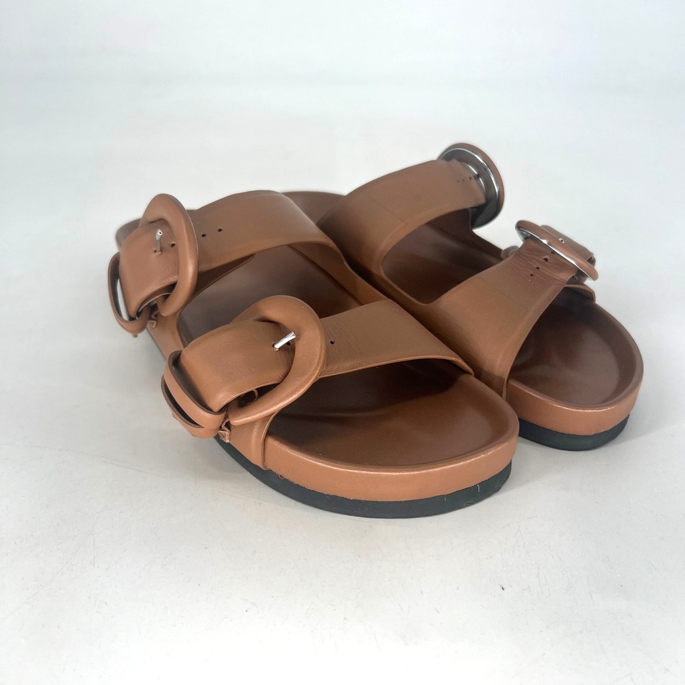 M Gemi The Matilde Due Leather Slides Womens 8.5 / 9 Simple Elevated Basic Boho